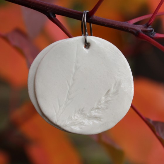 Boucle d'oreille en porcelaine Boucle d'oreille en porcelaine