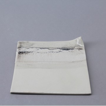 Sous-tasse porcelaine "A"