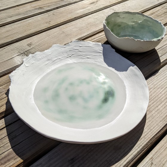 Handmade dishes for the...