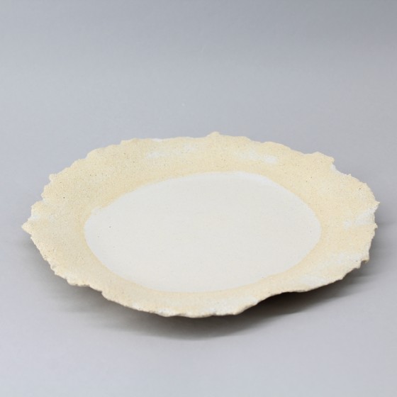 Assiette plate pétale