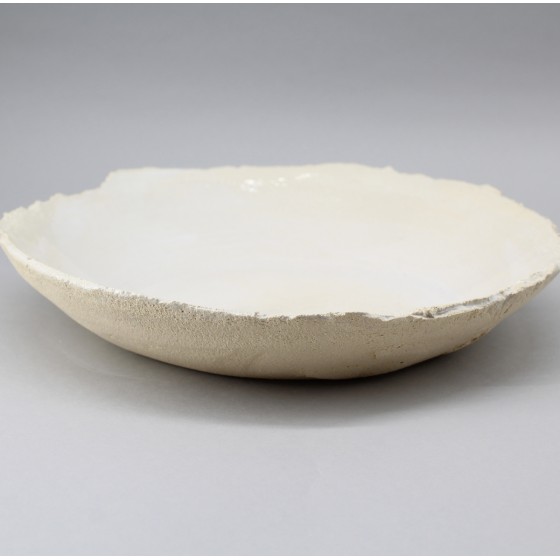 Assiette creuse "fissures"...