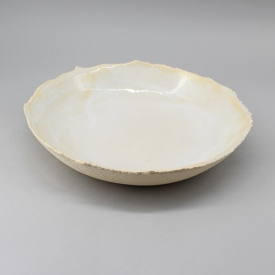 Assiette creuse "fissures"...