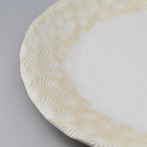 Assiette plate coquillage