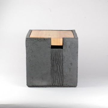 Cube-shaped table