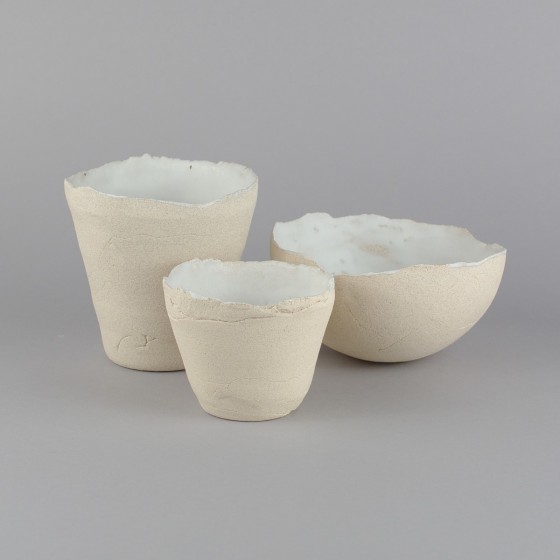 White stoneware mug White stoneware mug