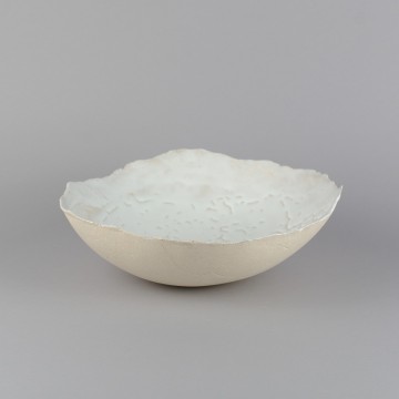 Grande coupe grès blanc T1